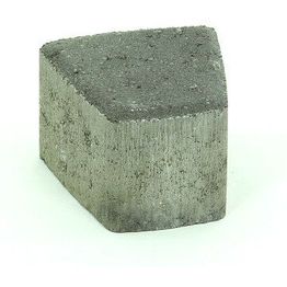 Pihakivi Rudus Klassikko iso kaarre 80 110x115x80 mm sileä musta