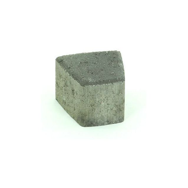 Pihakivi Rudus Klassikko iso kaarre 80 110x115x80 mm sileä musta