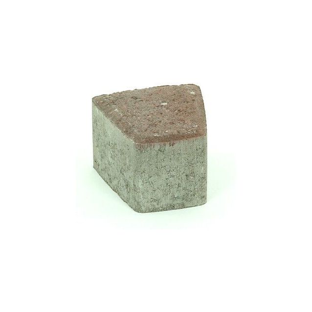 Pihakivi Rudus Klassikko iso kaarre 80 110x115x80 mm sileä punamusta