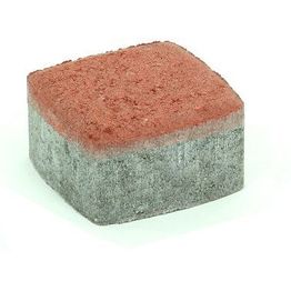 Pihakivi Rudus Klassikko neliö 60 115x115x60 mm sileä punainen