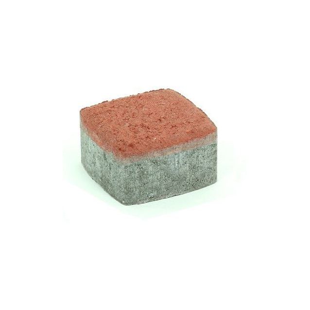 Pihakivi Rudus Klassikko neliö 60 115x115x60 mm sileä punainen