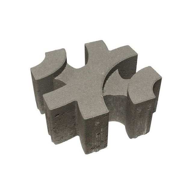 Pihakivi Rudus Riimukivi 300x300x120 mm sileä harmaa