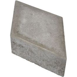 Pihakivi Rudus Rombakivi 80 334x197x80 mm sileä harmaa
