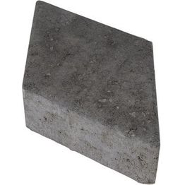 Pihakivi Rudus Rombakivi 80 334x197x80 mm sileä musta