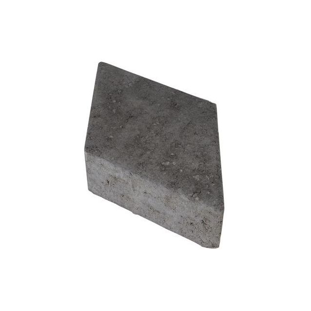 Pihakivi Rudus Rombakivi 80 334x197x80 mm sileä musta