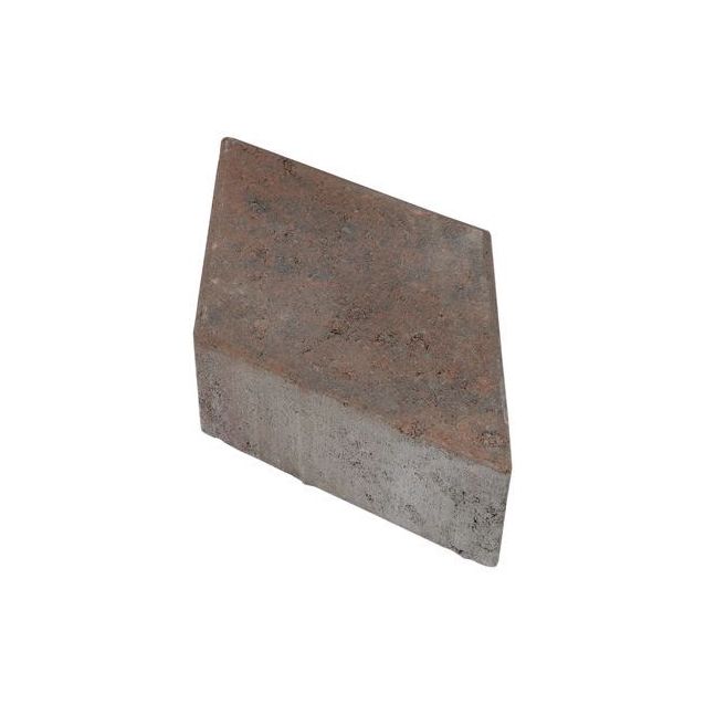 Pihakivi Rudus Rombakivi 80 334x197x80 mm sileä punamusta