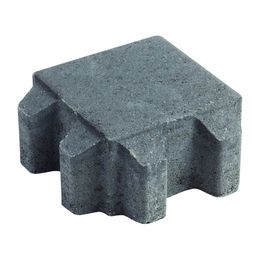 Pihakivi Lakka Nurmikivi 80 140x140x80 mm musta