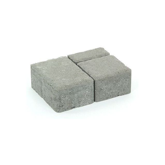 Pihakivisarja Rudus Milano-kivet 80 mm sileä harmaa