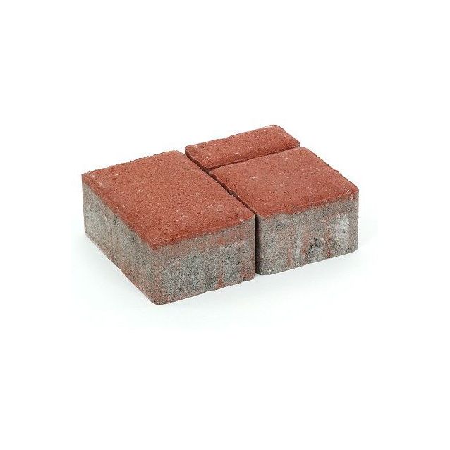 Pihakivisarja Rudus Milano-kivet 80 mm sileä punainen