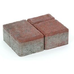 Pihakivisarja Rudus Milano-kivet 80 mm sileä punamusta