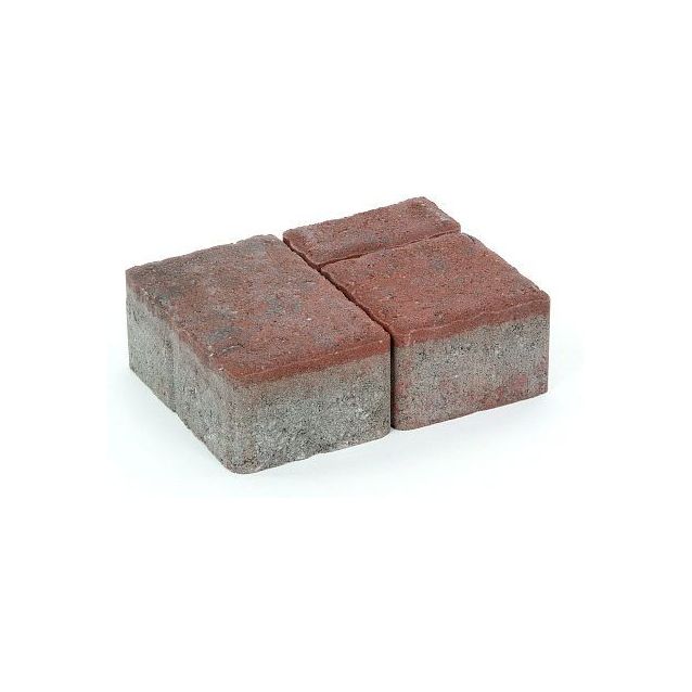 Pihakivisarja Rudus Milano-kivet 80 mm sileä punamusta