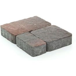 Pihakivisarja Rudus Napoli-kivet 80 mm profiloitu punamusta