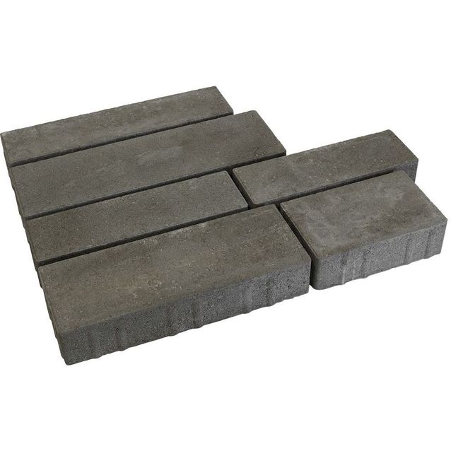 Pihakivisarja Rudus Piano-kivet 80 mm sileä harmaa