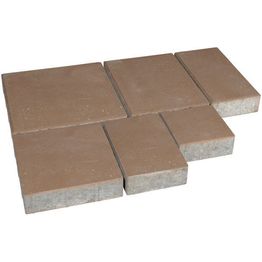 Pihakivisarja Rudus Roomalaiset isot kivet 80 mm sileä hiekanruskea