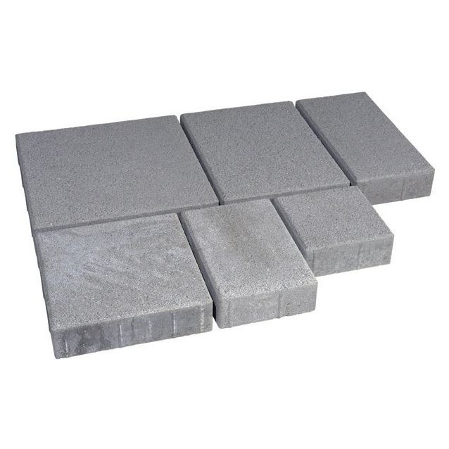 Pihakivisarja Rudus Roomalaiset pienet kivet 80 mm hiekkapuhallettu kuru