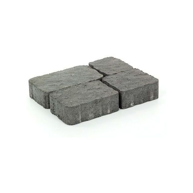 Pihakivisarja Rudus Verona-kivet 60 mm profiloitu musta