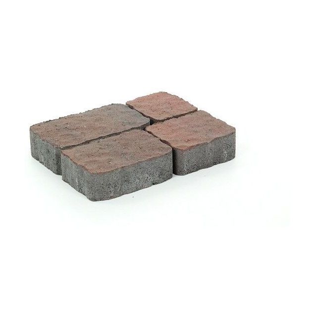 Pihakivisarja Rudus Verona-kivet 60 mm profiloitu punamusta