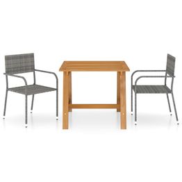 Puutarhan ruokailuryhmä, 3-os, eri värivaihtoehtoja