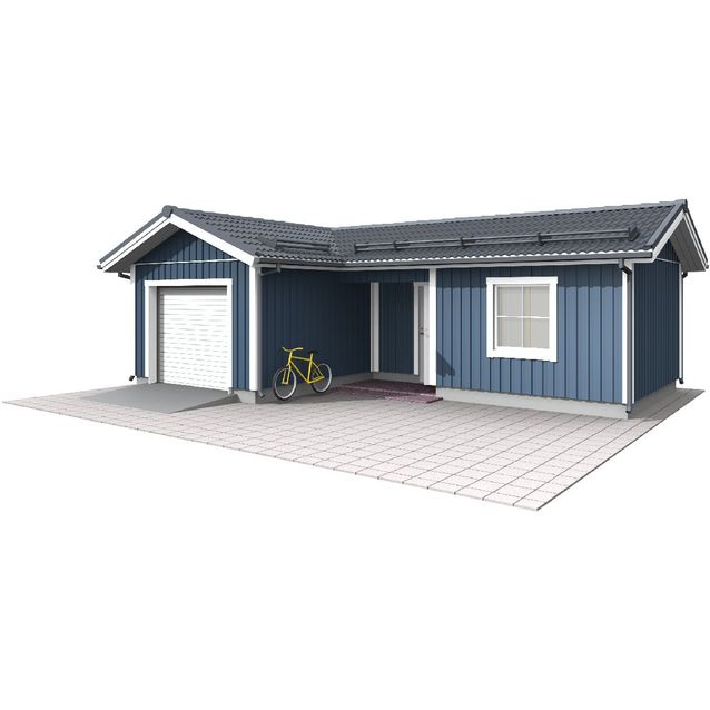 Autotalli ja vaja Piharati E1, 38.5m²