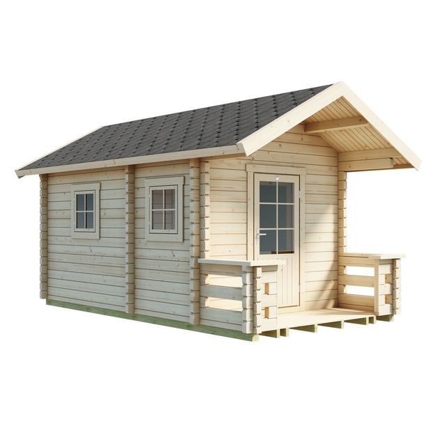 Pihasauna Luoman Lillevilla 7-5 Tiira 10,3 + 2,3 m²