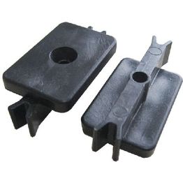 Piilokiinnike Cent puukomposiitille 100 kpl/pkt musta