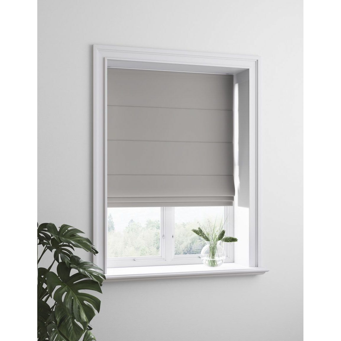 Pimentävä laskosverho Ihanin 120x180 cm vaaleanharmaa