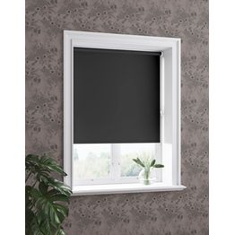 Pimentävä rullaverho Ihanin Taika musta pituus 185 cm eri leveyksiä