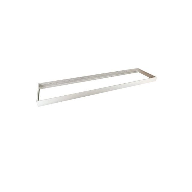 Pinta-asennuskehys FTLight 1195x295 mm paneelivalaisimille valkoinen