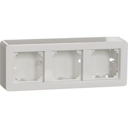 Pinta-asennuskotelo Exxact 3-osainen korkea integroitu kehys valkoinen