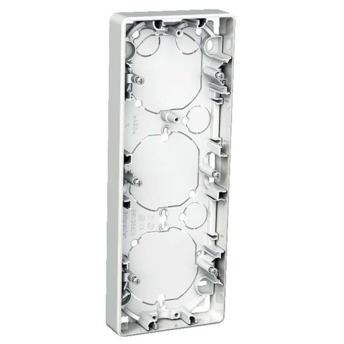 Pintakojerasia 3-osainen 21 mm valkoinen Exxact