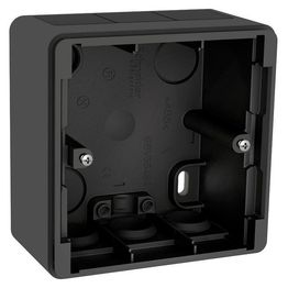 Pintakehys 1-Pintakojerasia IP44 38 mm antrasiitti Exxact 2418015