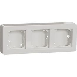 Pintakojerasia Exxact 3-osainen matala integroitu kehys valkoinen