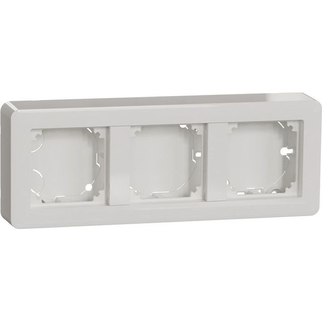 Pintakojerasia Exxact 3-osainen matala integroitu kehys valkoinen