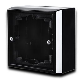 Pintakotelo Ensto Intro - 1-os, 85x85x46 musta