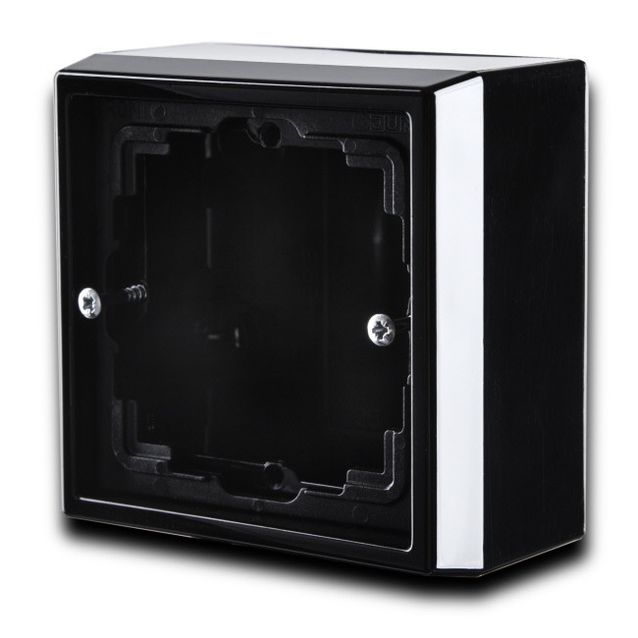 Pintakotelo Ensto Intro - 1-os, 85x85x46 musta