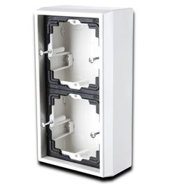 Pintakotelo Ensto Intro - 2-os, 85x156x46 valkoinen