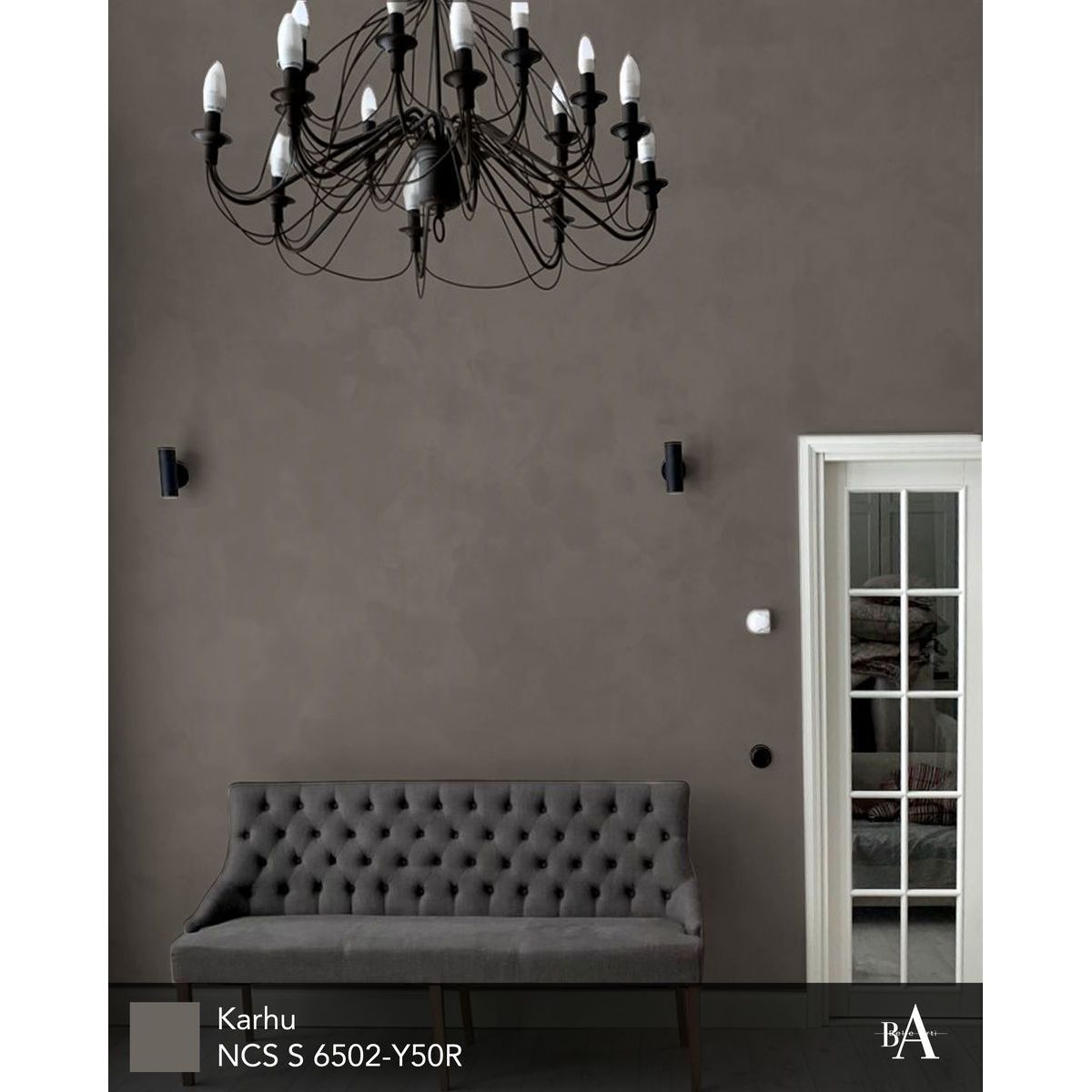 Kalkkimaali Belle Arti CeboArt Pintura, 10m², Karhu, kylmä ruskea