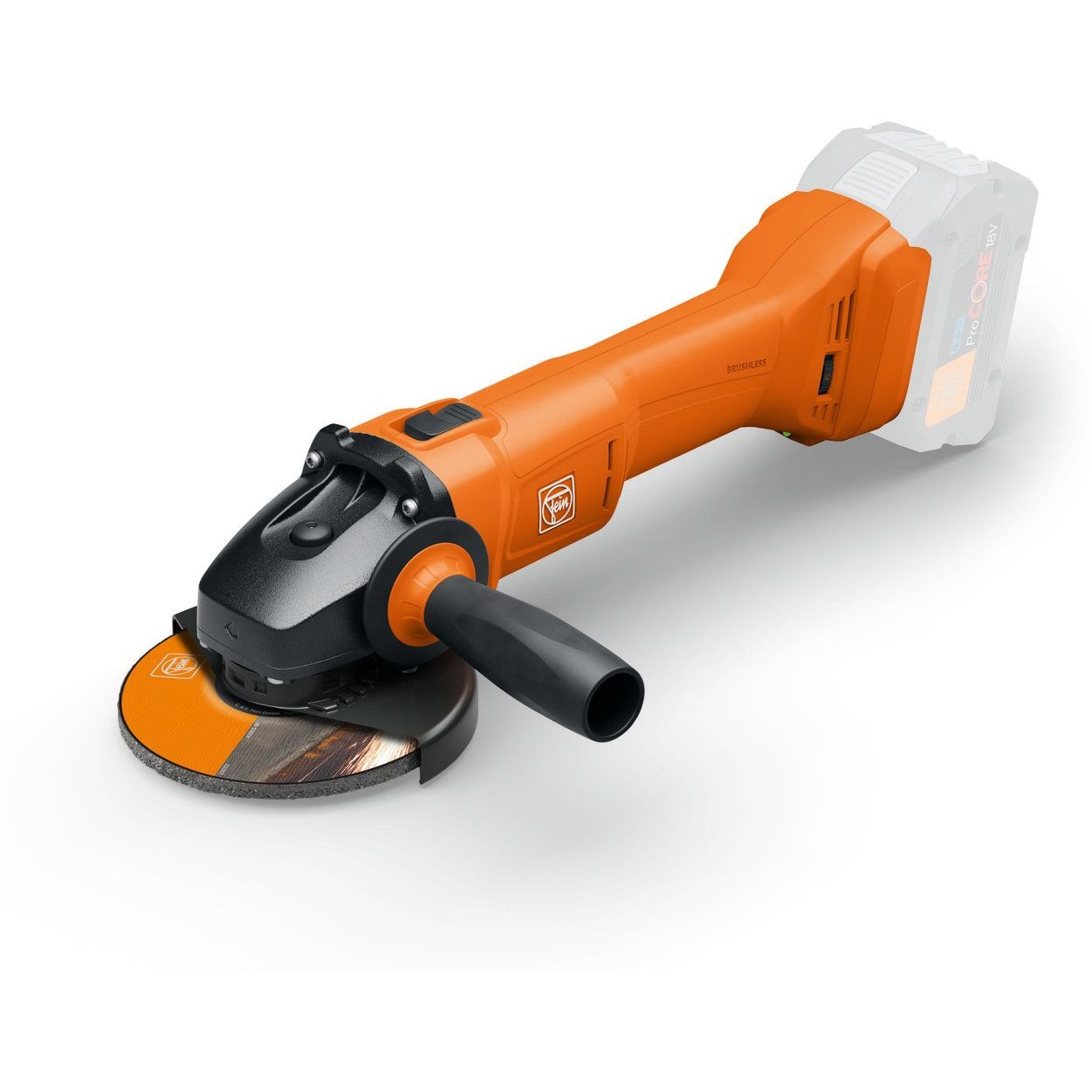 Akkukulmahiomakone Fein CCG 18-125-10 AS 18V ilman akkua