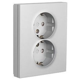 Pistorasia ELKO Plus 2-osainen/16A/IP20 UPJ alumiini