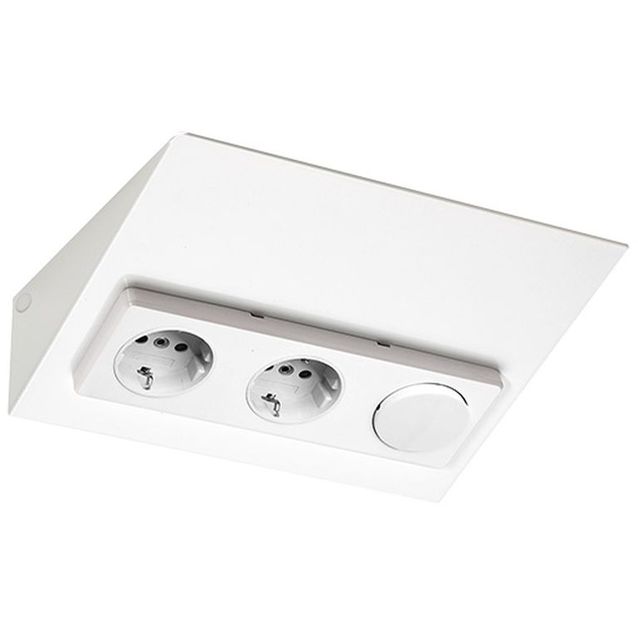 Pistorasia Limente Luxa-31 30W 24V LED-virtalähde kytkin valkoinen