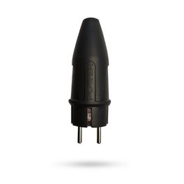 Pistotulppa Norwesco, 16A, 250V, IP44, maadoitettu, musta