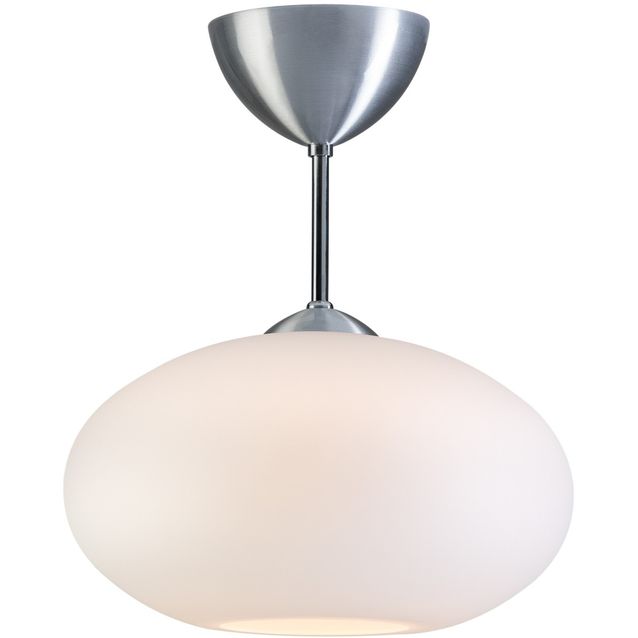 Plafondi Belid Bullo, IP21, Ø27 cm, alumiini/lasi