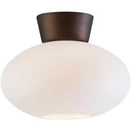 Plafondi Belid Bullo Ø27 cm oksidi/lasi