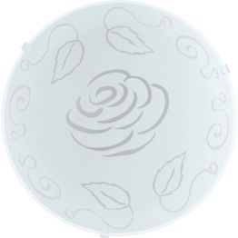 Plafondi Mars 1 Ø 245 mm valkoinen/ruusukuvioitu