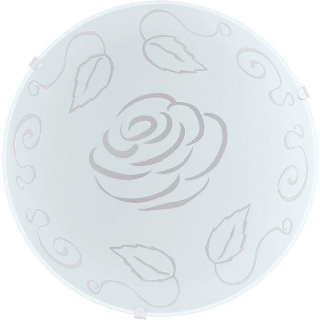 Plafondi Mars 1 Ø 245 mm valkoinen/ruusukuvioitu