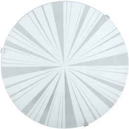 Plafondi Mars 1 Ø 245 mm valkoinen/sädekuvioitu