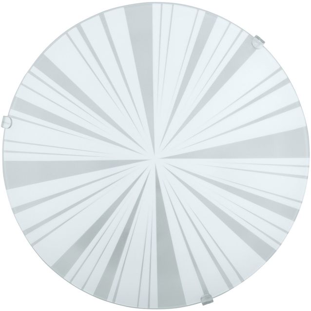 Plafondi Mars 1 Ø 245 mm valkoinen/sädekuvioitu