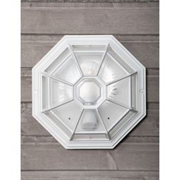 Plafondi Noor Monza Ø283x150 mm valkoinen