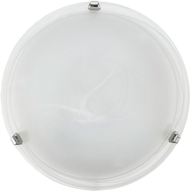 Plafondi Salome Ø 300 mm valkoinen/kromi