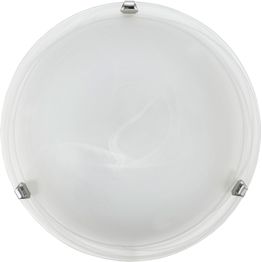Plafondi Salome Ø 400 mm valkoinen/kromi